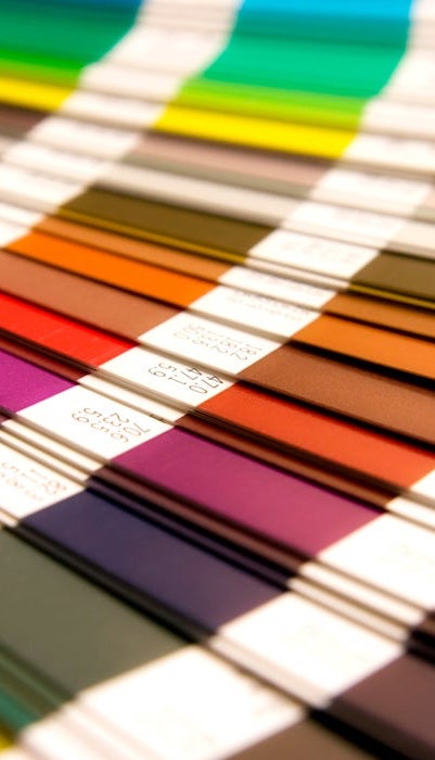 color samples swatch book