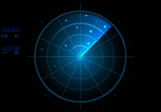 image of a radar screen