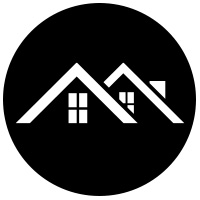 icon images of a slanted roof with windows
